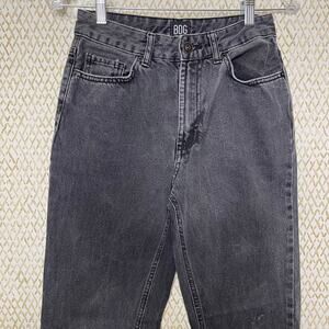 Urban Outfitters BDG Dark Gray 100 % Cotton High Rise Mom Jeans  Size 25